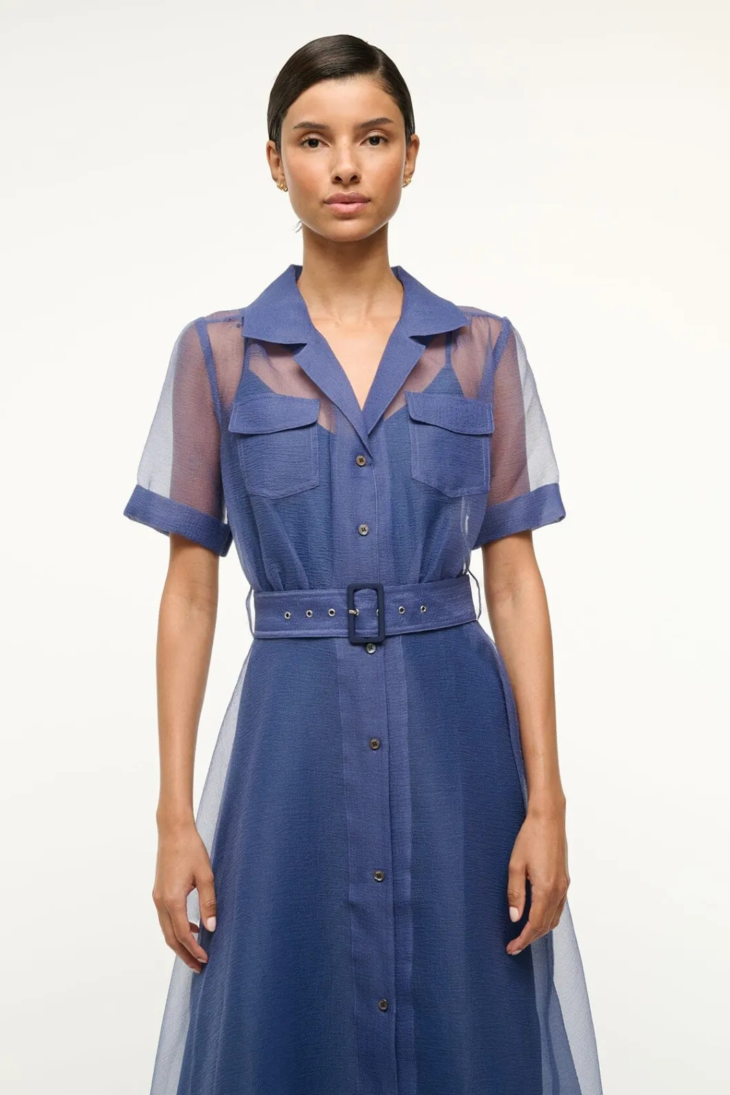 millie_dress__navy_organza_2.webp STAUD MILLIE DRESS | ORGANZA< Maxi Dresses | Dresses
