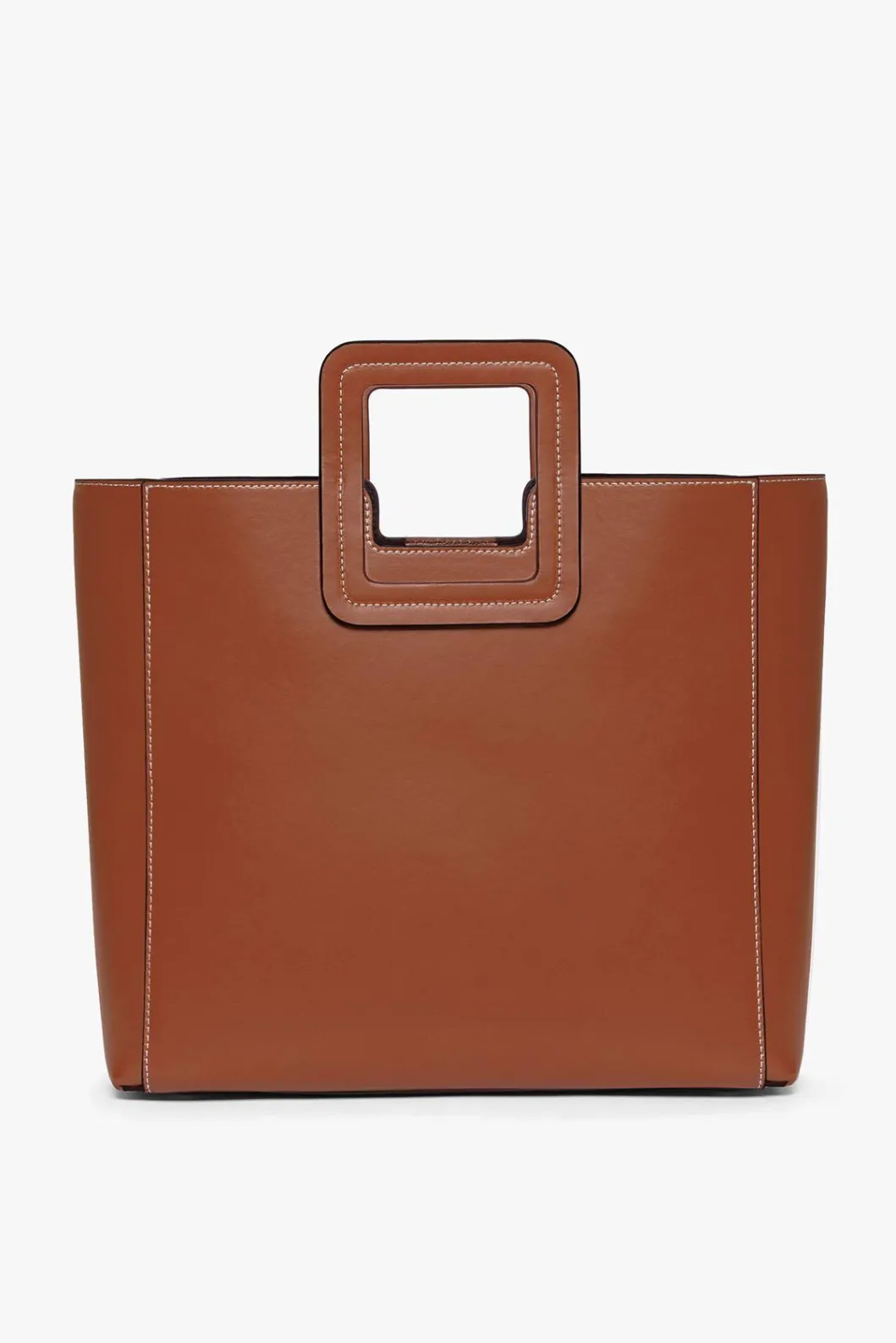 shirley_leather_bag__saddle_4.webp STAUD SHIRLEY LEATHER BAG | SADDLE< Totes | Crossbody