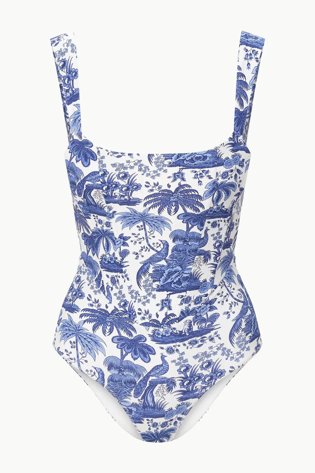 staud_adelaide_one_piece_blue_toile_5.webp STAUD ADELAIDE ONE PIECE BLUE TOILE< Swim | One Pieces