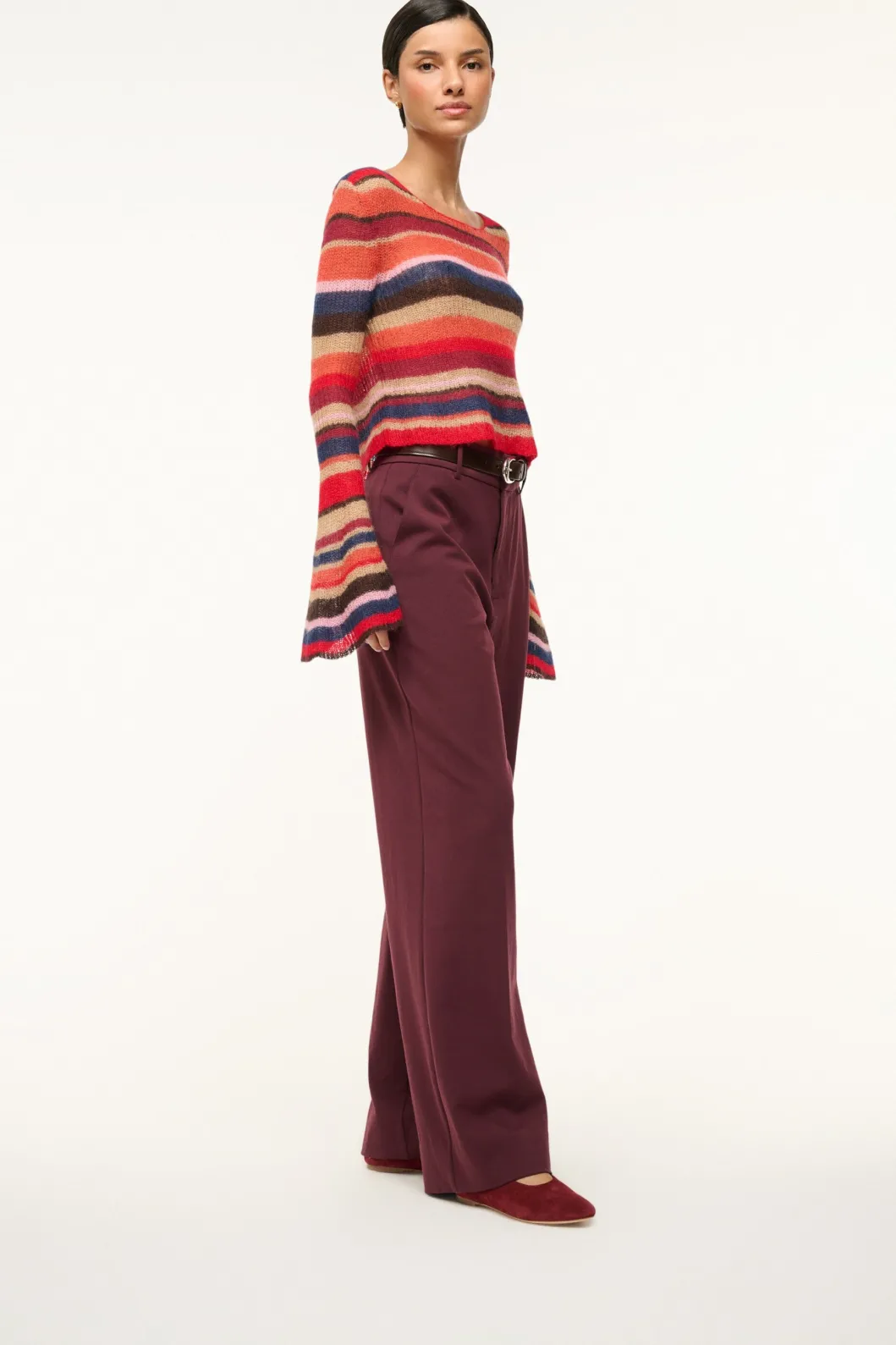 staud_alba_ballet_pinot_suede_3.webp STAUD ALBA BALLET SUEDE< Mules & Flats
