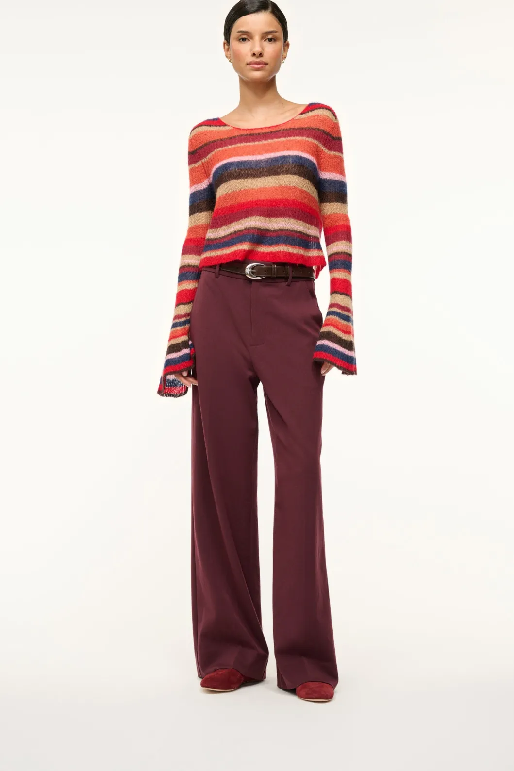 staud_alba_ballet_pinot_suede_5.webp STAUD ALBA BALLET SUEDE< Mules & Flats