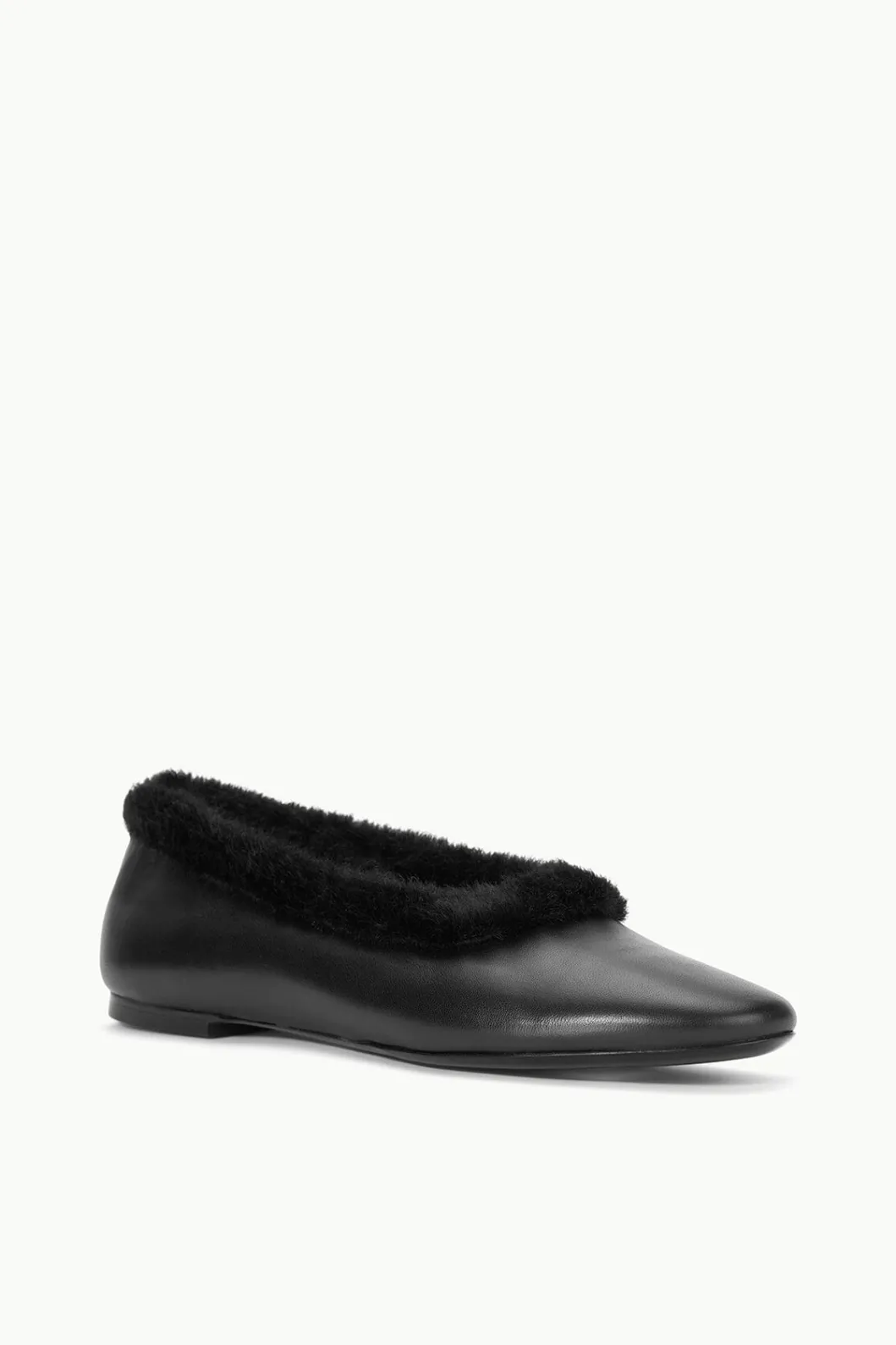 staud_alba_faux_fur_trim_ballet_black_2.webp STAUD ALBA FAUX FUR TRIM BALLET< Mules & Flats
