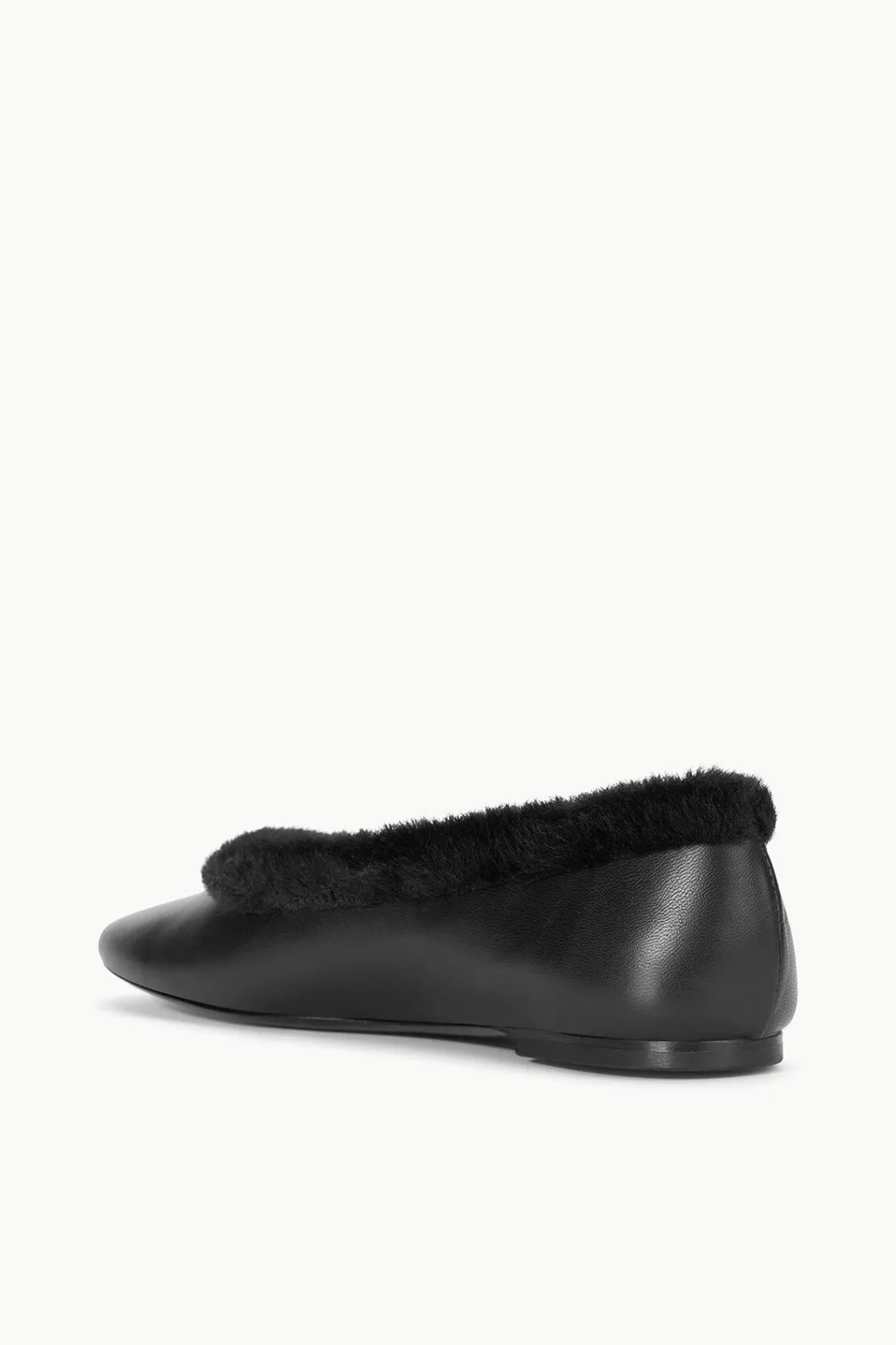 staud_alba_faux_fur_trim_ballet_black_4.webp STAUD ALBA FAUX FUR TRIM BALLET< Mules & Flats