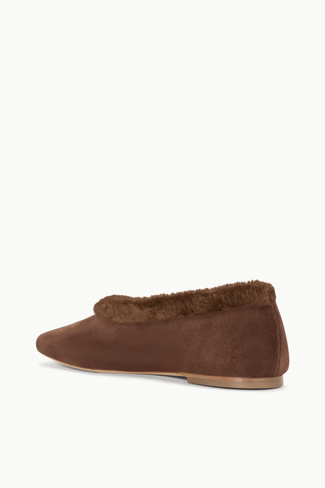 staud_alba_faux_fur_trim_ballet_mahogany_4.webp STAUD ALBA FAUX FUR TRIM BALLET< Mules & Flats