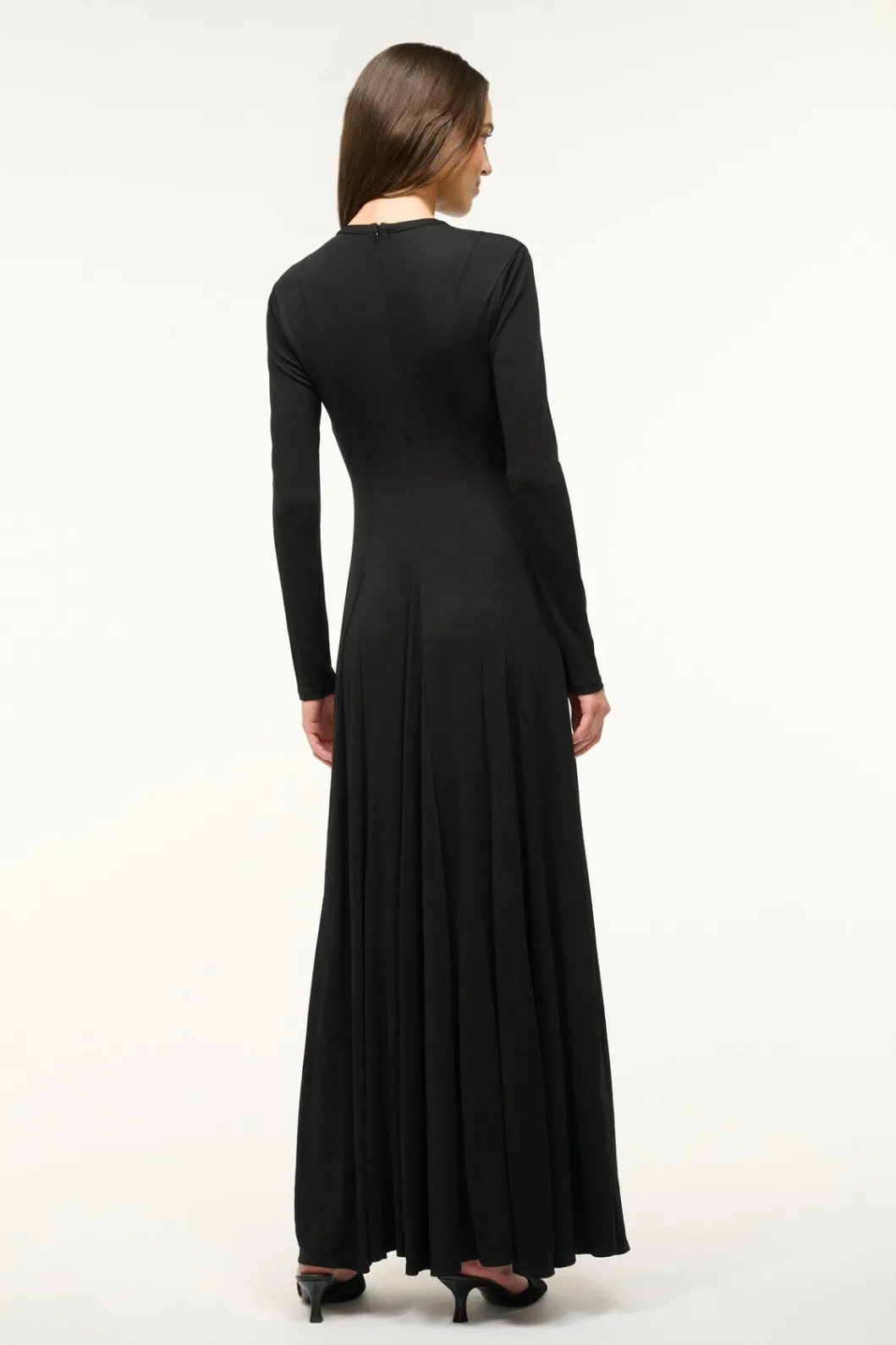 staud_amerie_dress_black_3.webp STAUD AMERIE DRESS< The Evening Edit | Knit Dresses