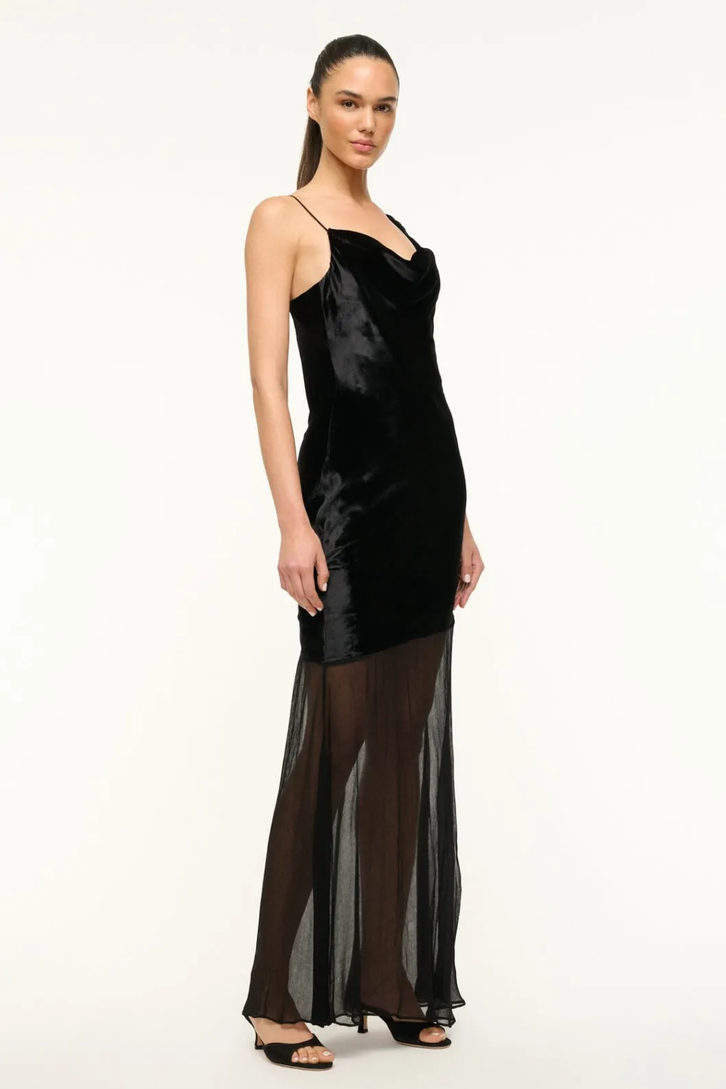 staud_beaton_dress_black_2.webp STAUD BEATON DRESS< The Evening Edit | Maxi Dresses