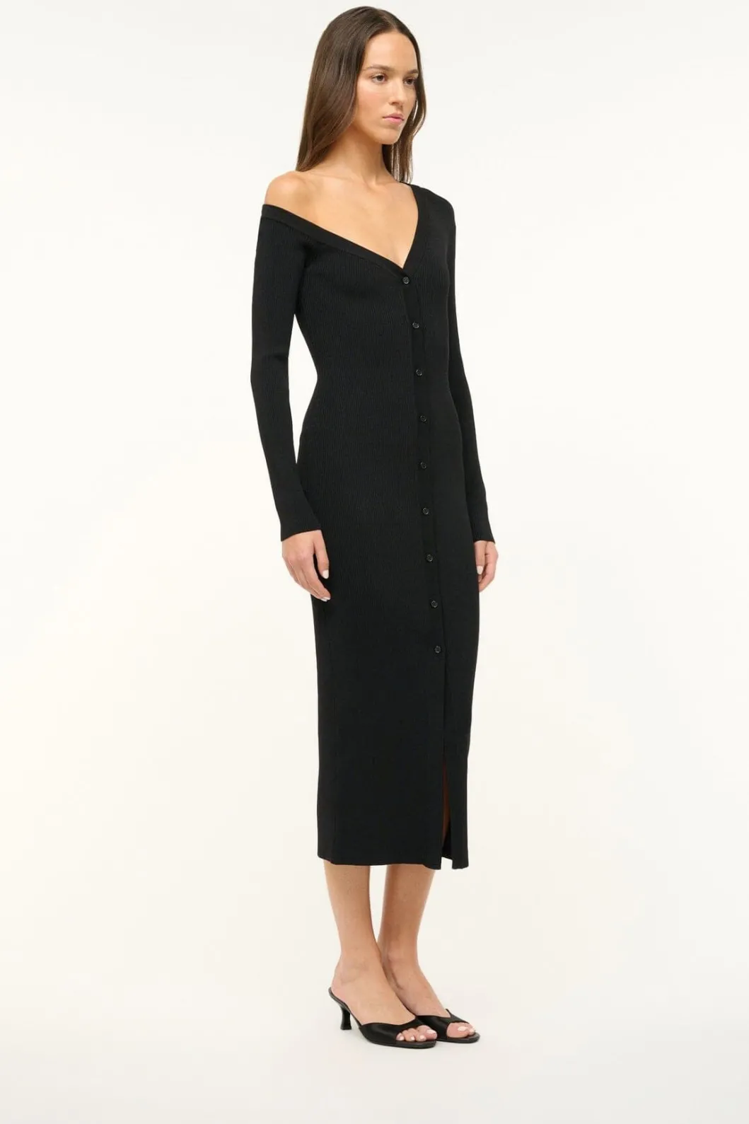 staud_brigitte_mule_black_3.webp STAUD BRIGITTE MULE< The Evening Edit | Mules & Flats