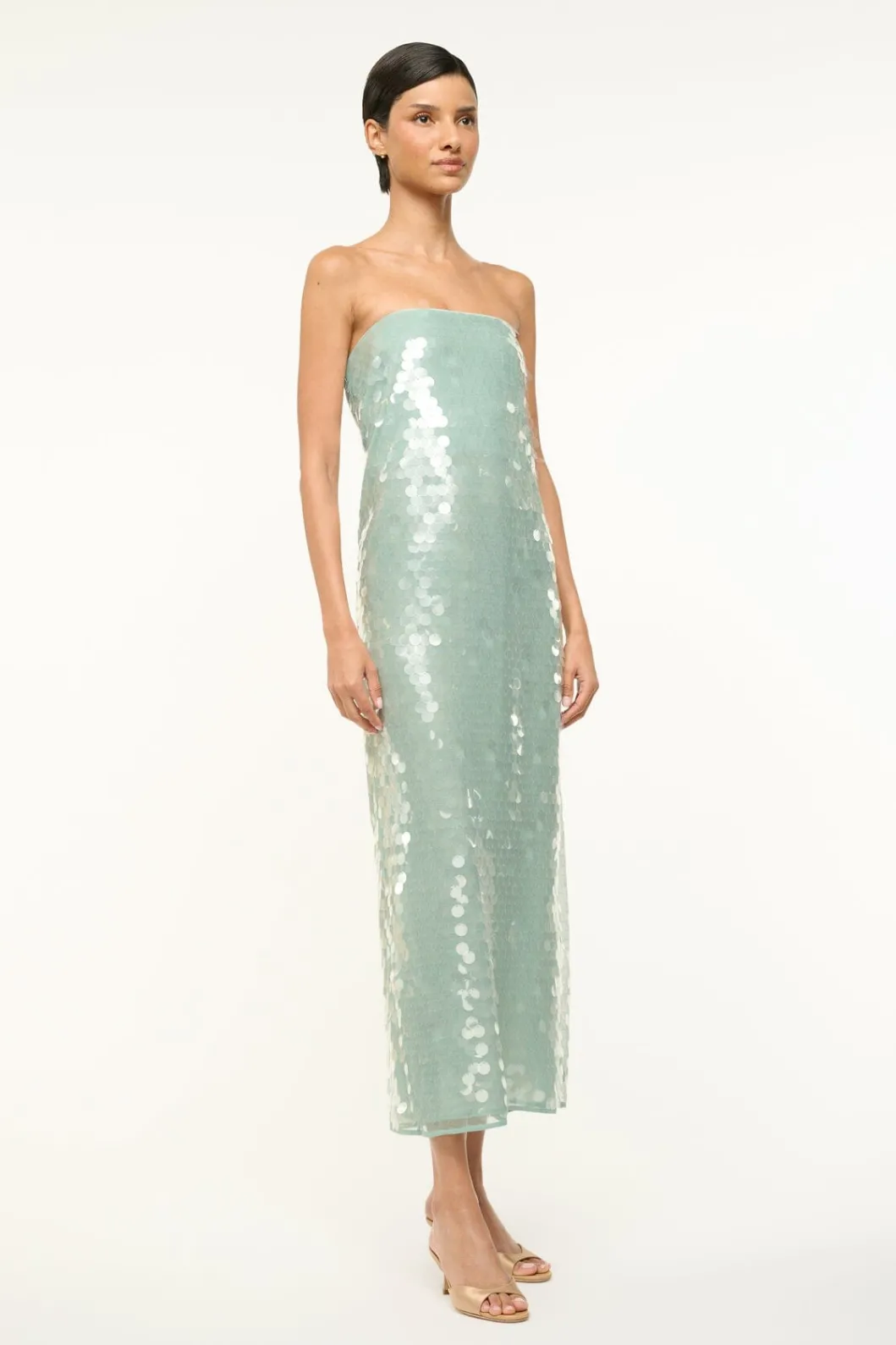 staud_casey_dress_mist_2.webp STAUD CASEY DRESS< The Evening Edit | Maxi Dresses