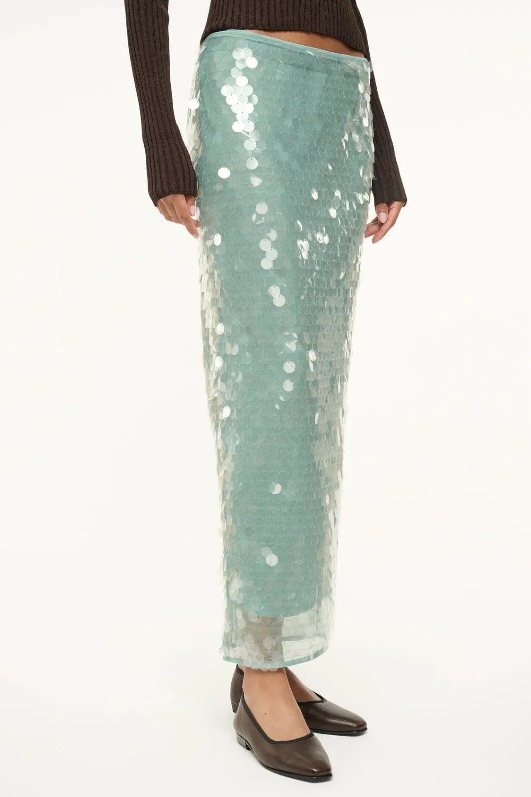 staud_casey_skirt_mist_2.webp STAUD CASEY SKIRT< Skirts | The Evening Edit