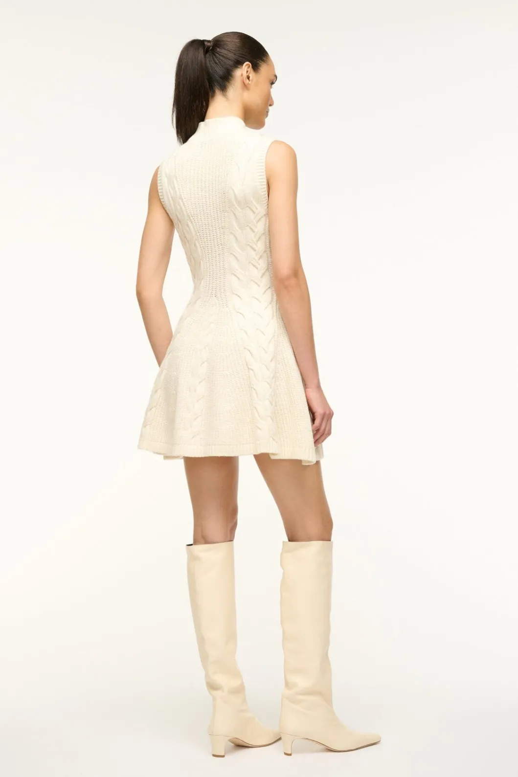 staud_charade_dress_ivory_3.webp STAUD CHARADE DRESS< Knit Dresses | Mini Dresses
