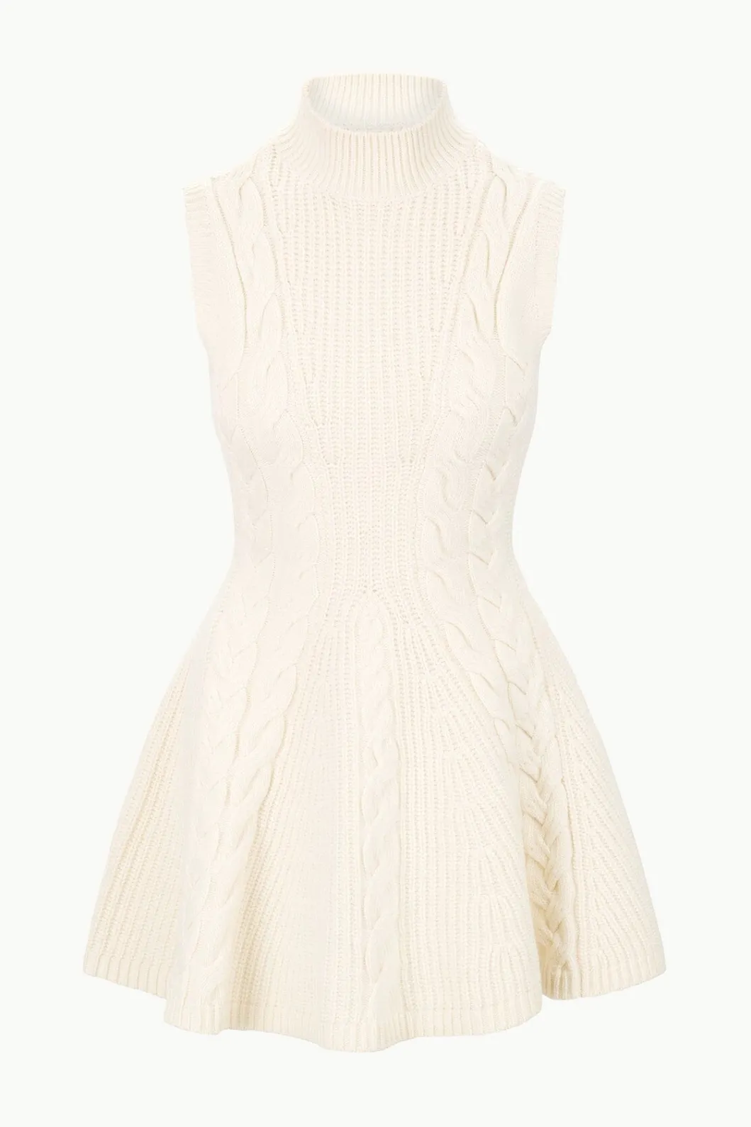 staud_charade_dress_ivory_6.webp STAUD CHARADE DRESS< Knit Dresses | Mini Dresses