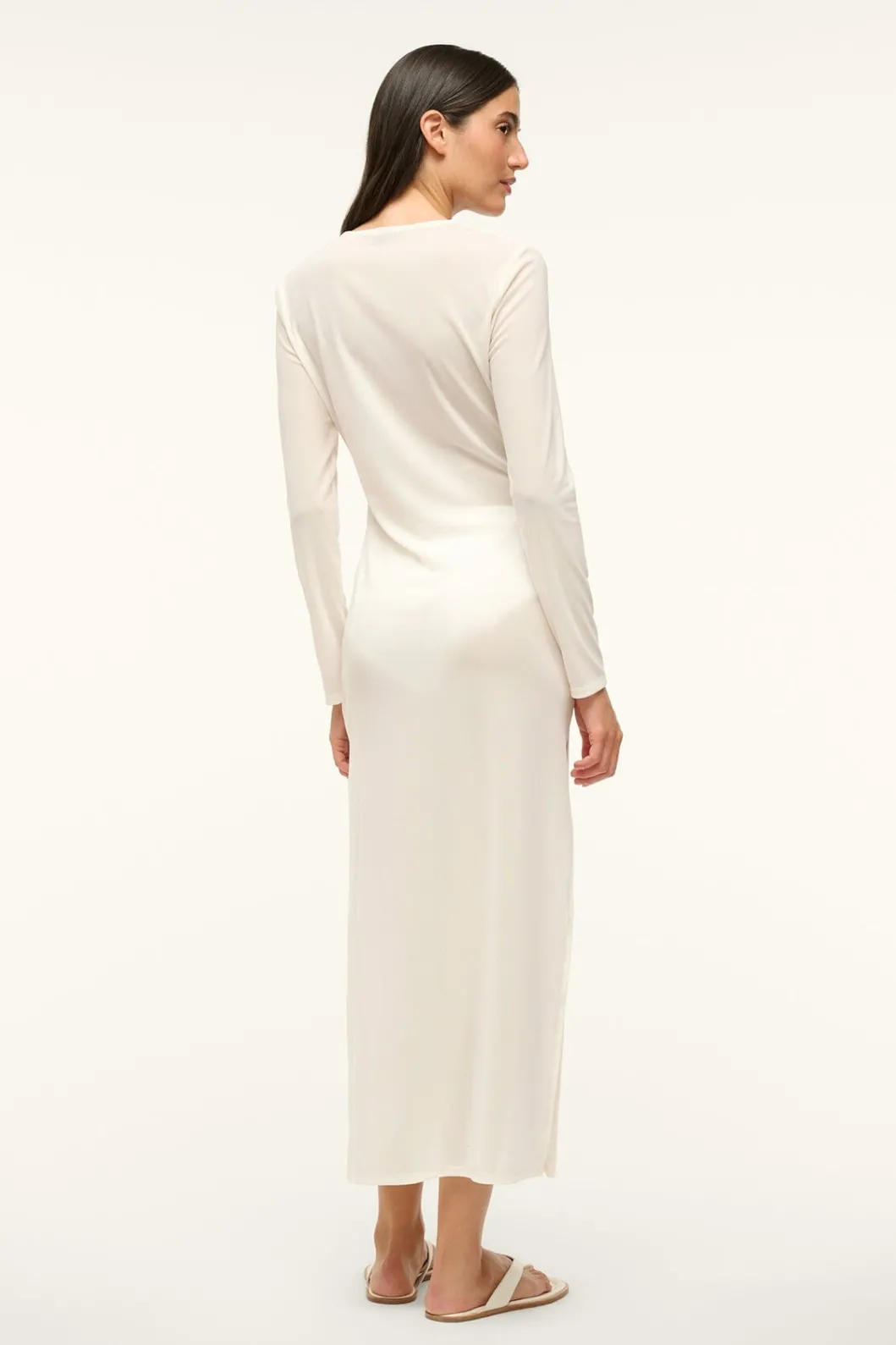 staud_cleo_dress_white_2.webp STAUD CLEO DRESS< Swim | Cover-ups