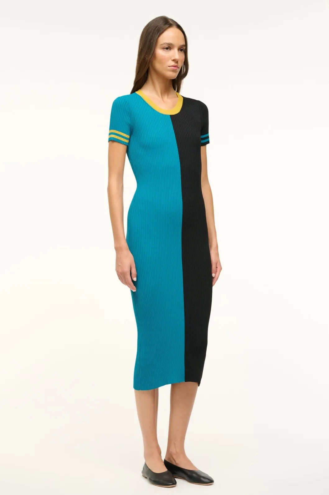 staud_colleen_dress_x_nfl_jaguars_3.webp STAUD COLLEEN DRESS X NFL< Dresses