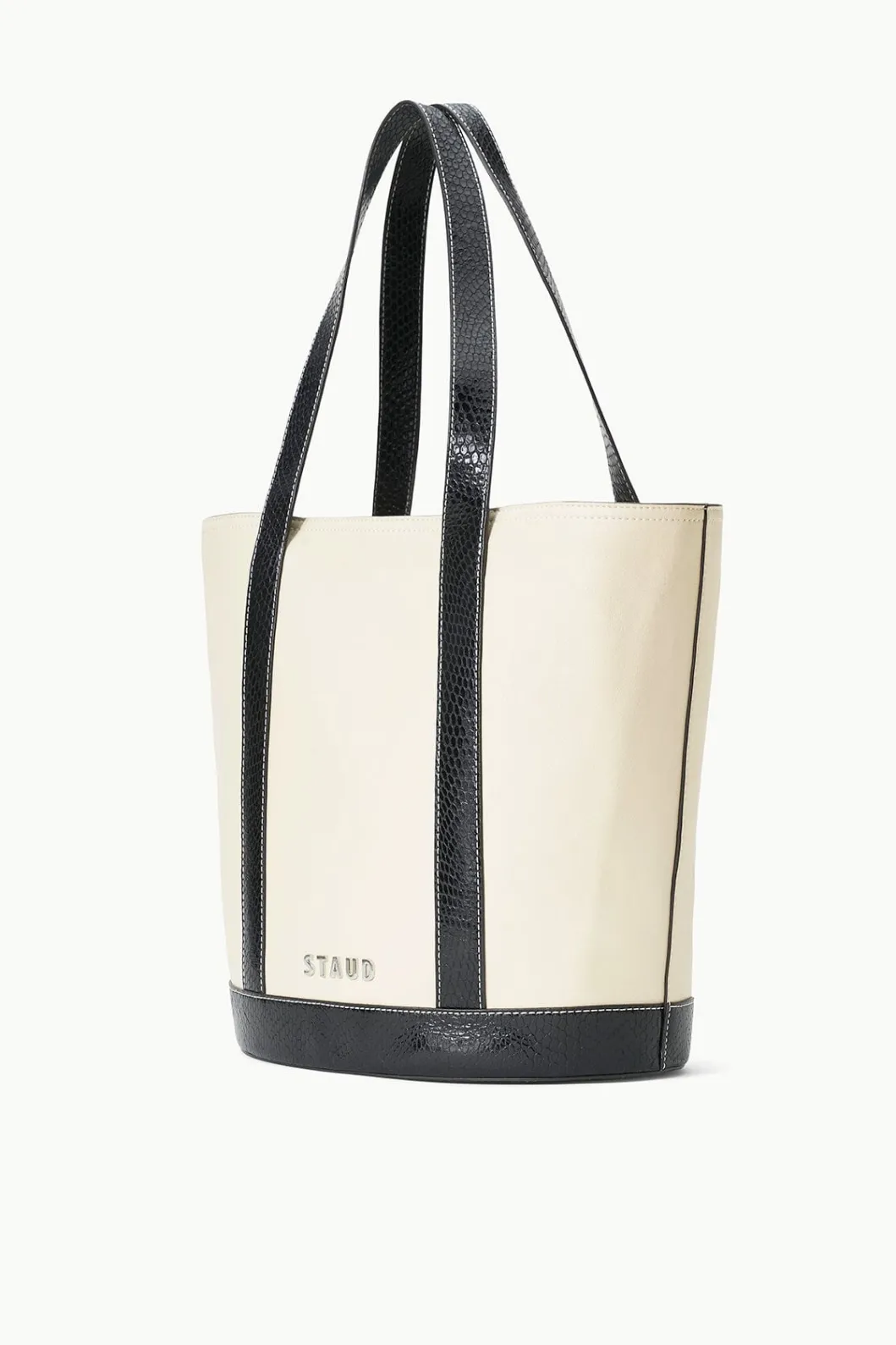 staud_custom_allora_tote_cream_black_2.webp STAUD CUSTOM ALLORA TOTE CREAM BLACK< Totes | Custom Handbags