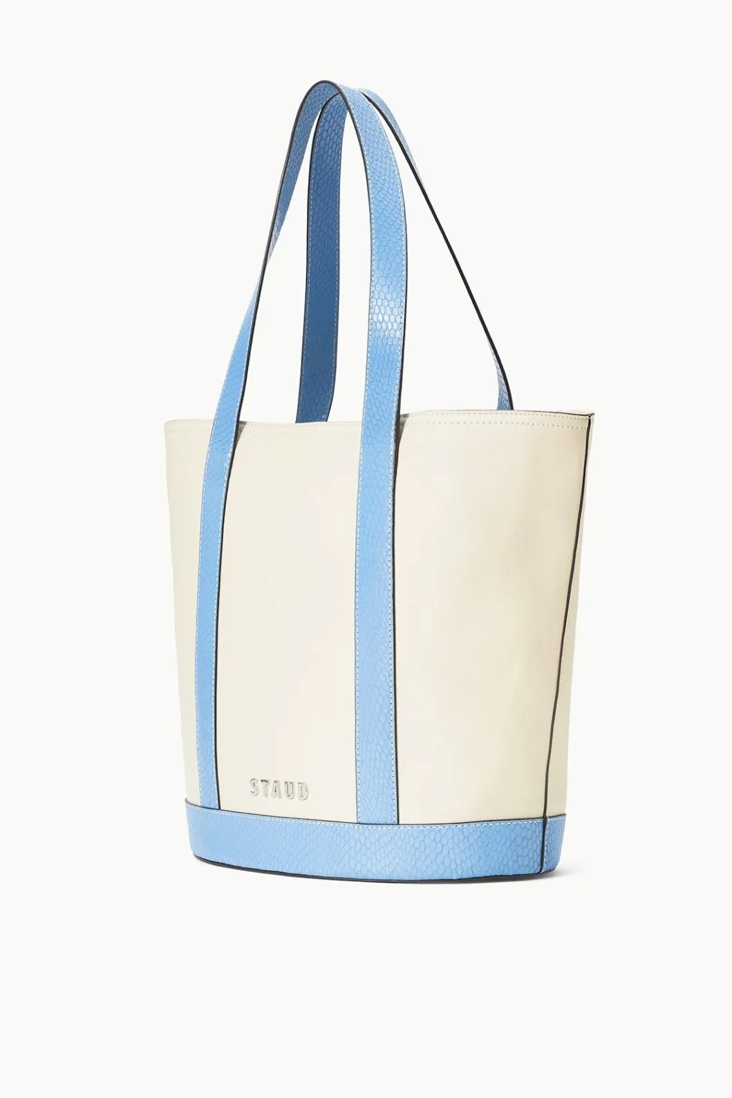 staud_custom_allora_tote_cream_staud_blue_2.webp STAUD CUSTOM ALLORA TOTE CREAM BLUE< Custom Handbags | Totes