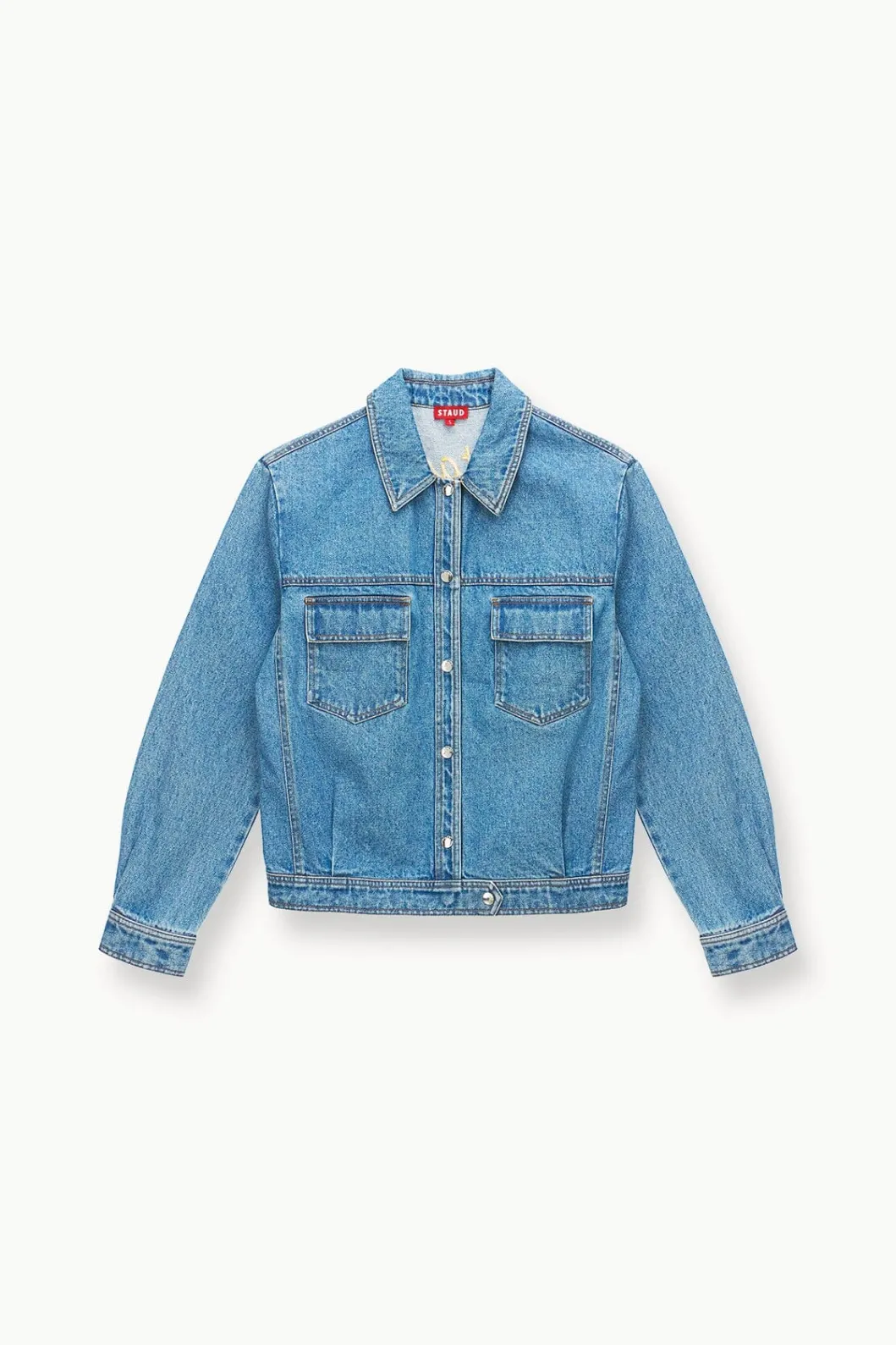 staud_custom_classic_oversized_ryan_jacket__medium_wash_2.webp STAUD CUSTOM CLASSIC OVERSIZED RYAN JACKET | MEDIUM WASH< Outerwear & Jackets | Custom Clothing