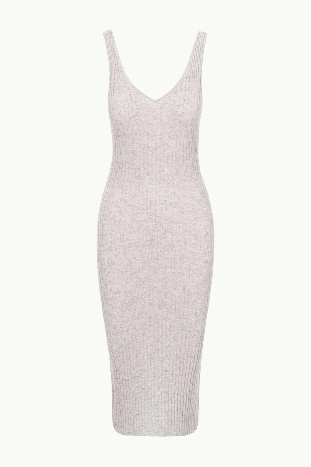 staud_dana_cashmere_dress_heather_grey_4.webp STAUD DANA CASHMERE DRESS HEATHER GREY< Dresses | Knit Dresses