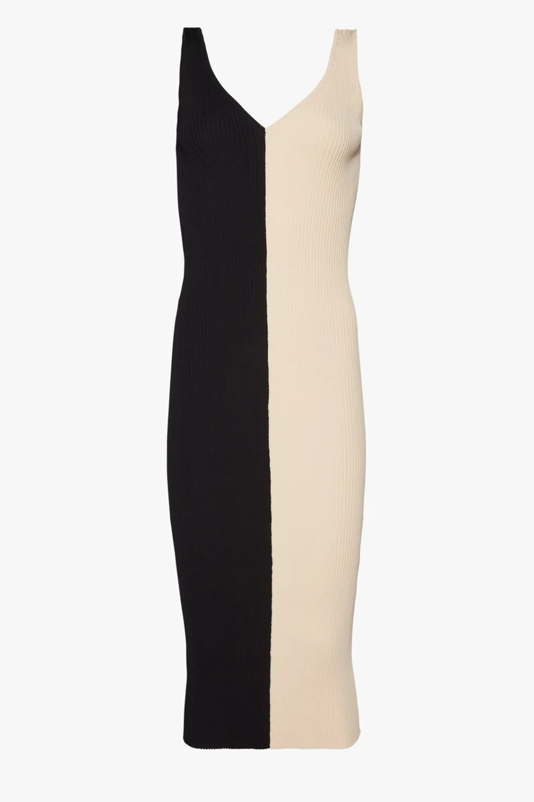 staud_dana_dress_buff_black_3.webp STAUD DANA DRESS BUFF BLACK< Knit Dresses | Midi Dresses