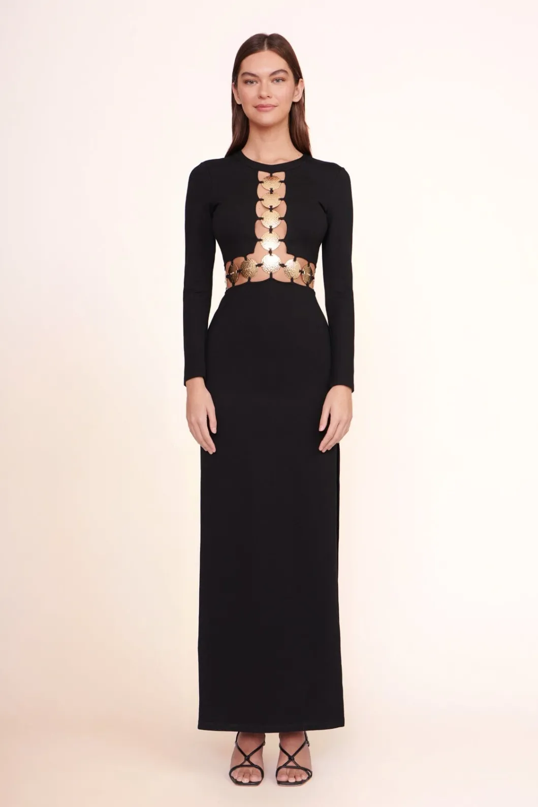 staud_delphine_dress_black_0.webp STAUD DELPHINE DRESS< Maxi Dresses | Dresses