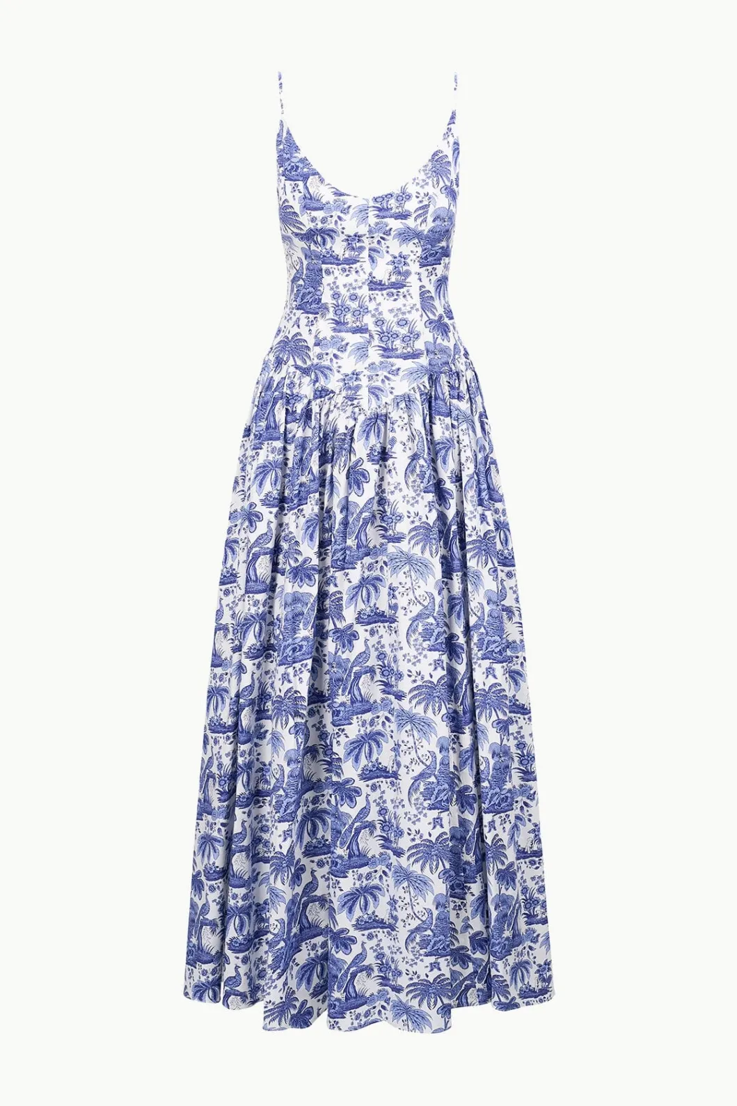 staud_dena_dress_blue_toile_4.webp STAUD DENA DRESS BLUE TOILE< Maxi Dresses | Dresses