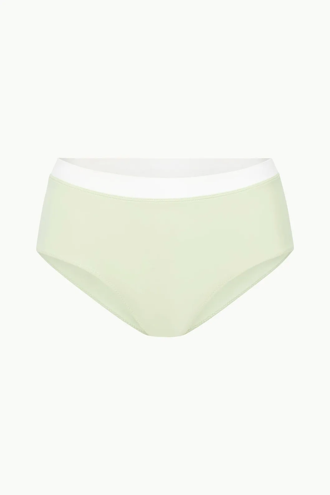 staud_devon_high_rise_bikini_bottom_pale_jadewhite_4.webp STAUD DEVON HIGH RISE BIKINI BOTTOM PALE JADE/WHITE< Swim | Bikinis