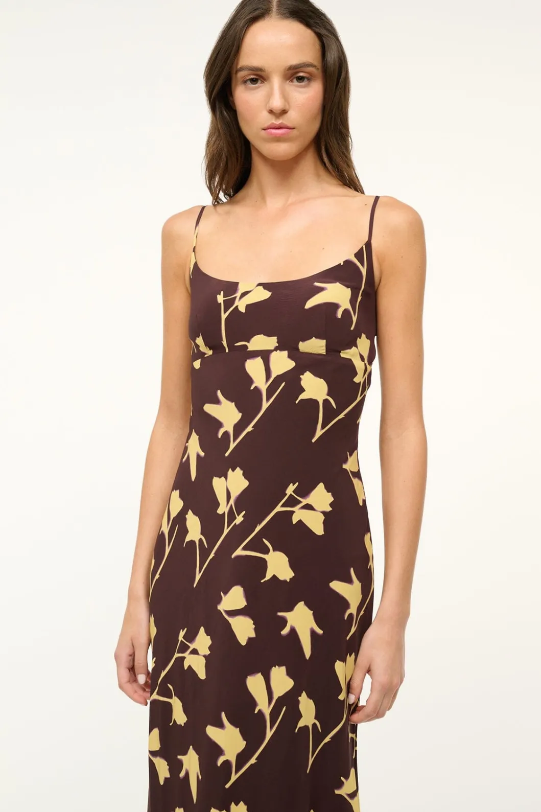staud_dinah_dress_earth_pressed_floral_2.webp STAUD DINAH DRESS EARTH PRESSED FLORAL< The Evening Edit
