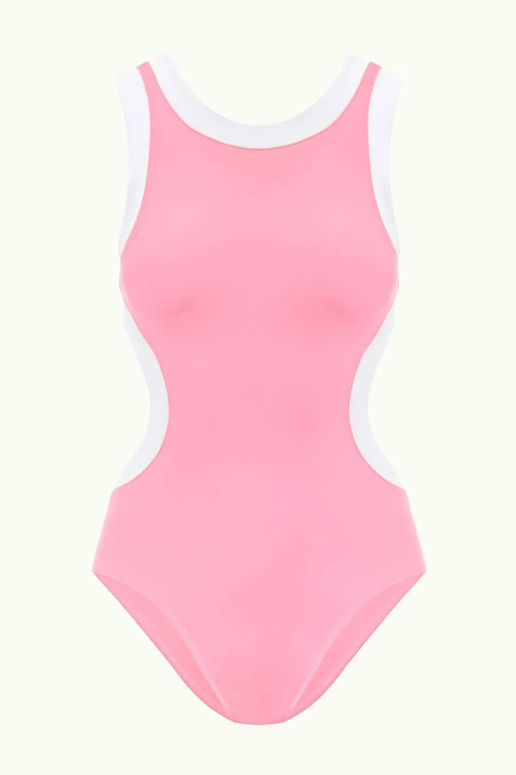 staud_dolce_one_piece_coral_pink_white_4.webp STAUD DOLCE ONE PIECE CORAL PINK WHITE< Swim | One Pieces