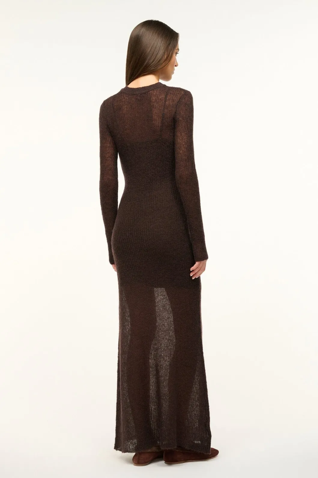 staud_eiza_dress_earth_3.webp STAUD EIZA DRESS< Knit Dresses | Maxi Dresses