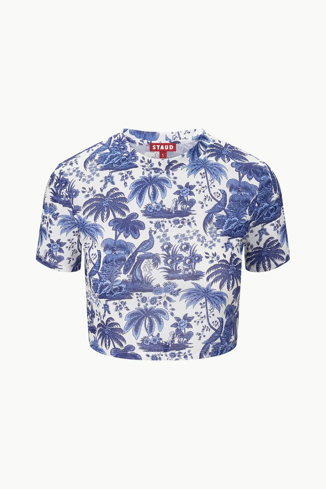 staud_fernanda_top_blue_toile_5.webp STAUD FERNANDA TOP BLUE TOILE< Swim | Cover-ups
