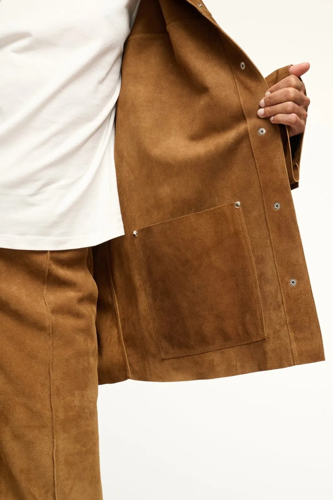 staud_foundation_jacket_tan_2.webp STAUD FOUNDATION JACKET< Outerwear & Jackets