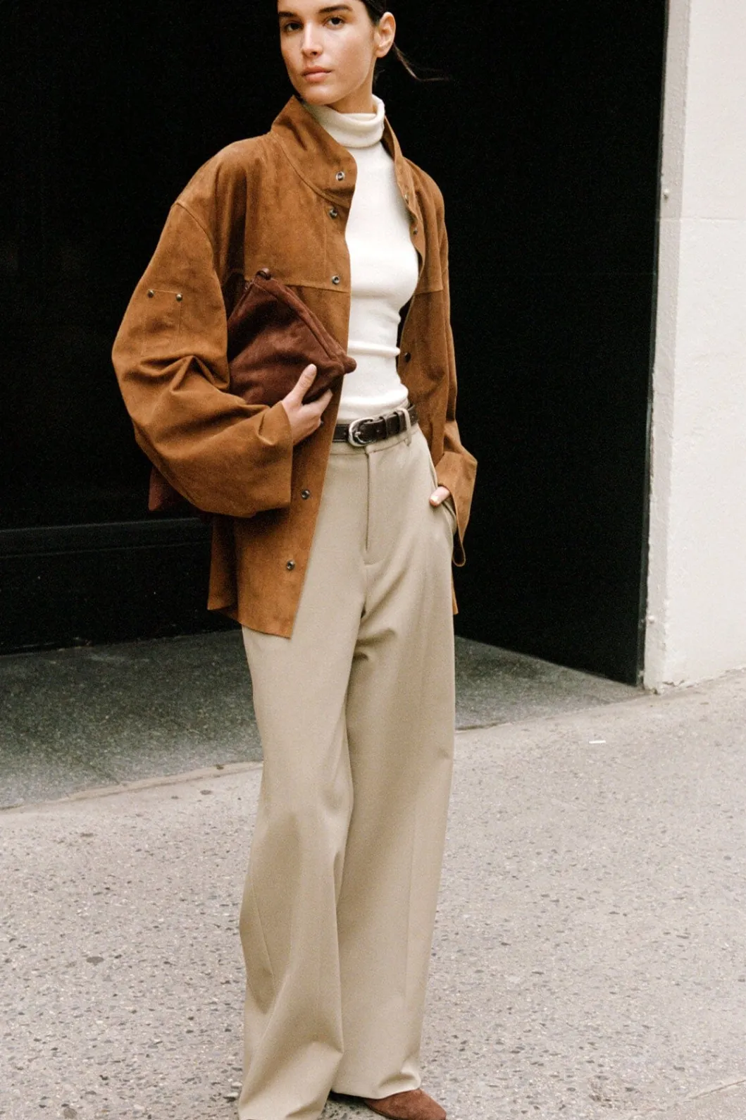 staud_foundation_jacket_tan_3.webp STAUD FOUNDATION JACKET< Outerwear & Jackets