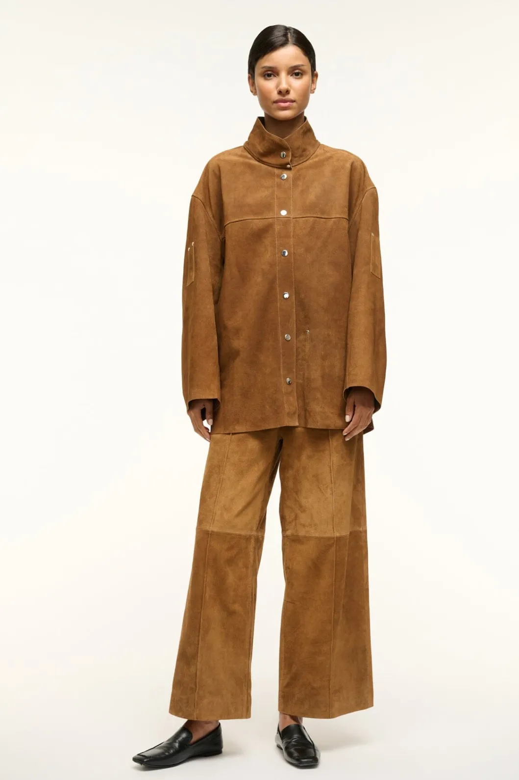 staud_foundation_jacket_tan_4.webp STAUD FOUNDATION JACKET< Outerwear & Jackets