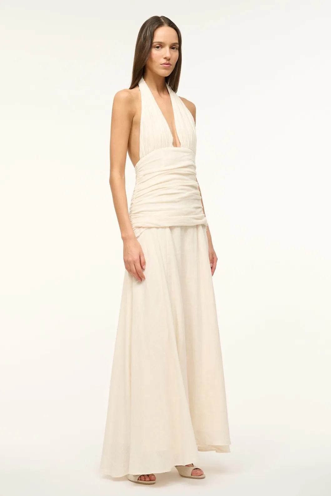 staud_frolic_dress_buttercream_2.webp STAUD FROLIC DRESS< The Evening Edit