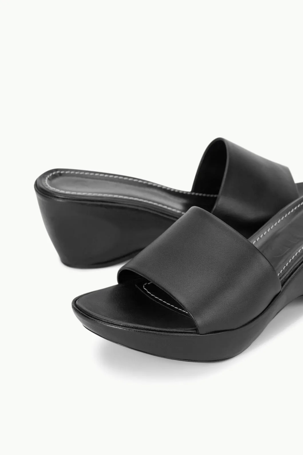 staud_ginny_wedge_black_5.webp STAUD GINNY WEDGE< Platforms & Wedges