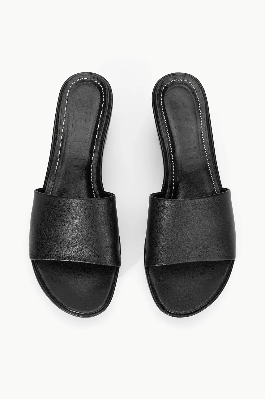 staud_ginny_wedge_black_6.webp STAUD GINNY WEDGE< Platforms & Wedges