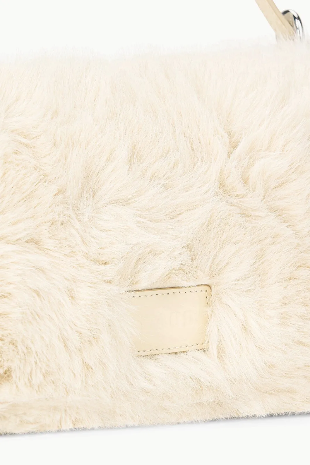 staud_harlow_faux_fur_bag_cream_4.webp STAUD HARLOW FAUX FUR BAG< The Evening Edit | Shoulder