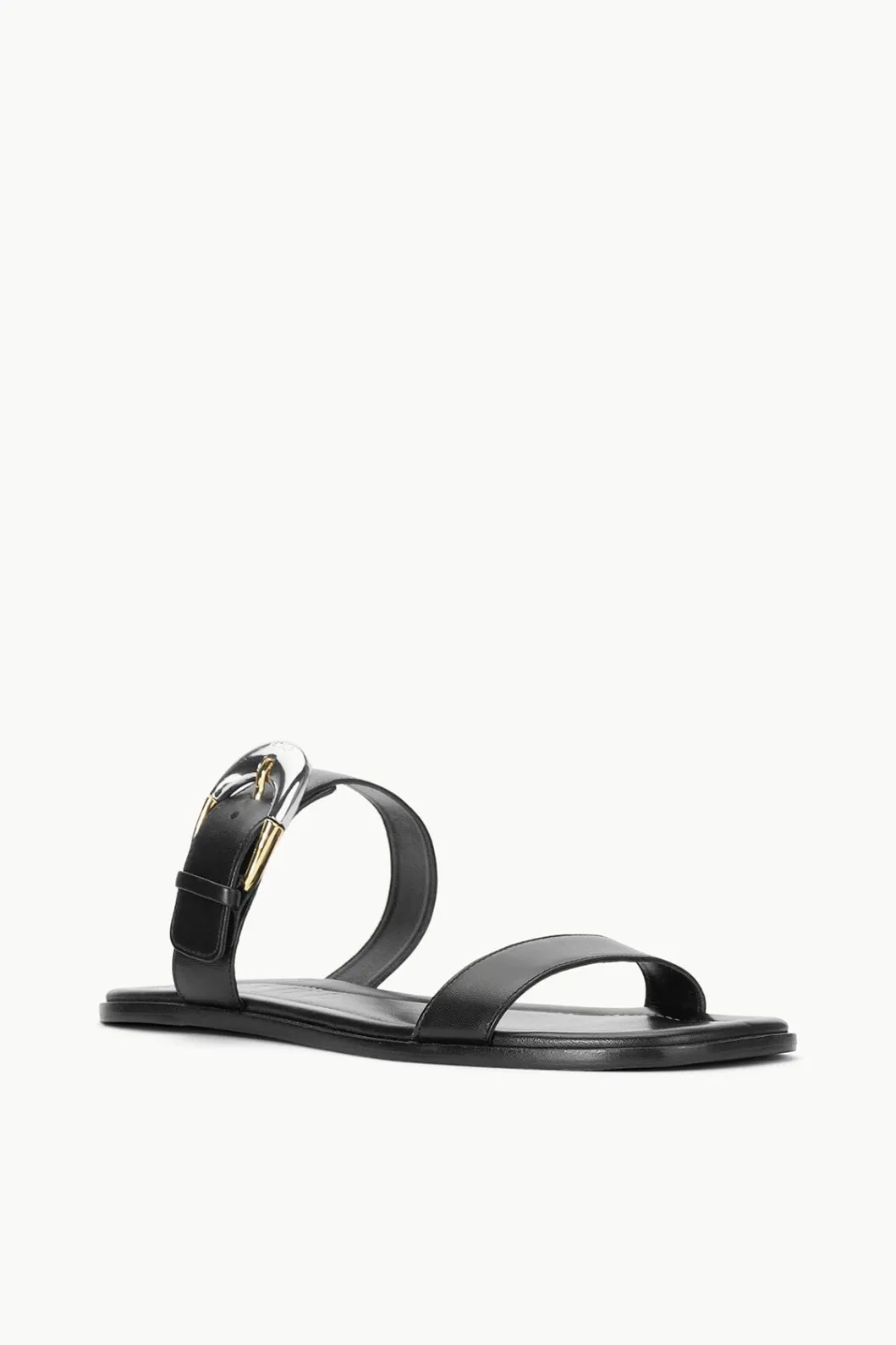staud_harlow_flat_sandal_black_2-1.webp STAUD HARLOW FLAT SANDAL< Swim | Sandals