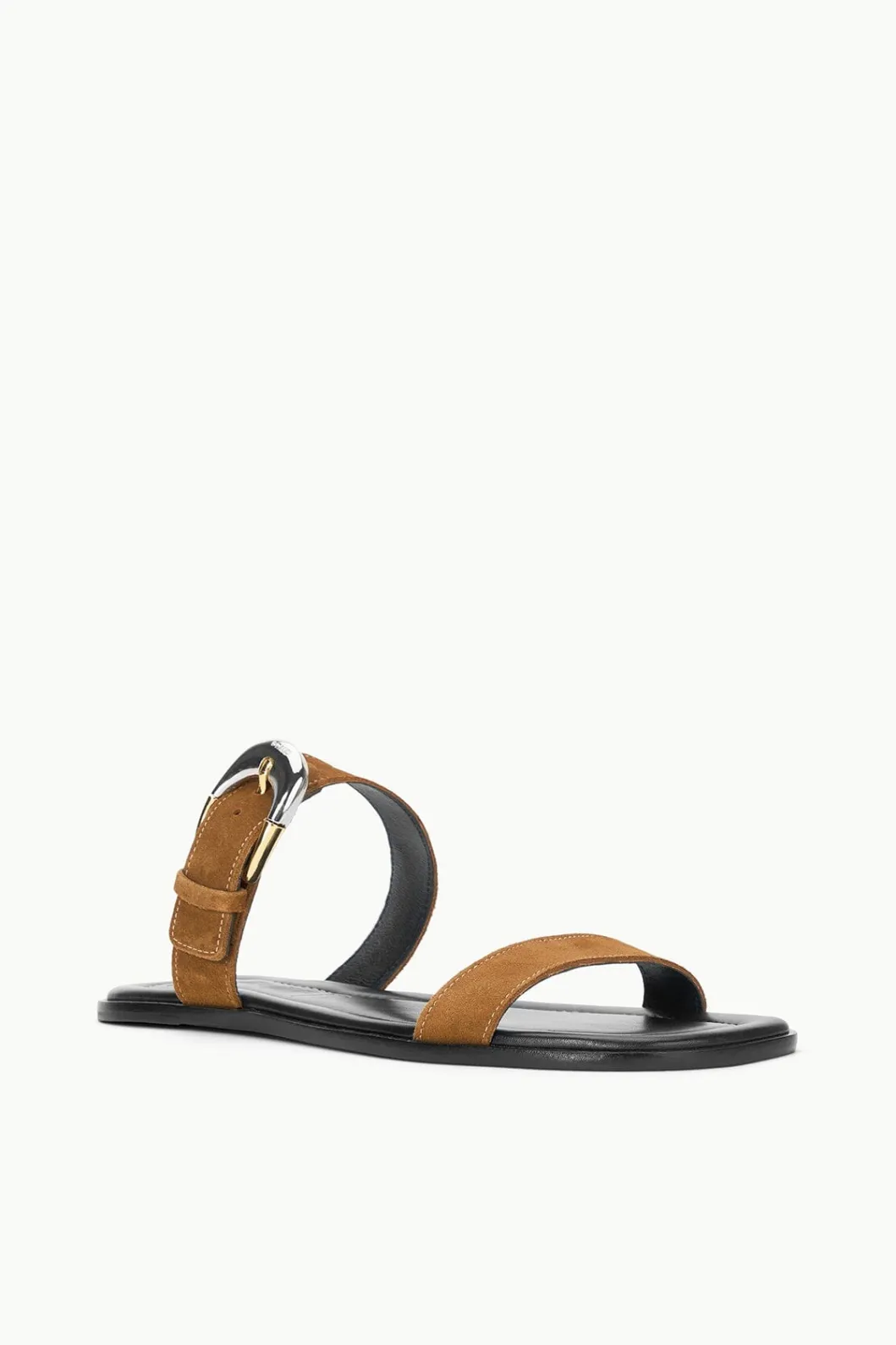 staud_harlow_flat_sandal_tan_2.webp STAUD HARLOW FLAT SANDAL< Swim | Sandals