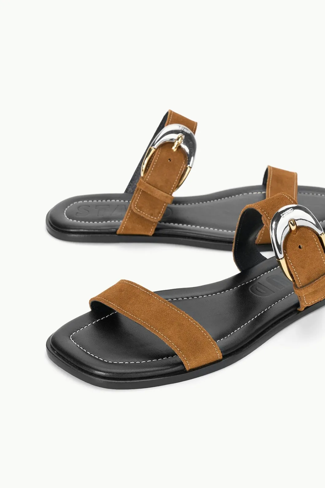 staud_harlow_flat_sandal_tan_4.webp STAUD HARLOW FLAT SANDAL< Swim | Sandals