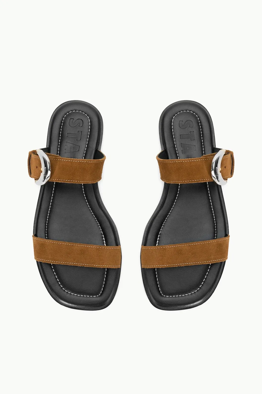 staud_harlow_flat_sandal_tan_5.webp STAUD HARLOW FLAT SANDAL< Swim | Sandals
