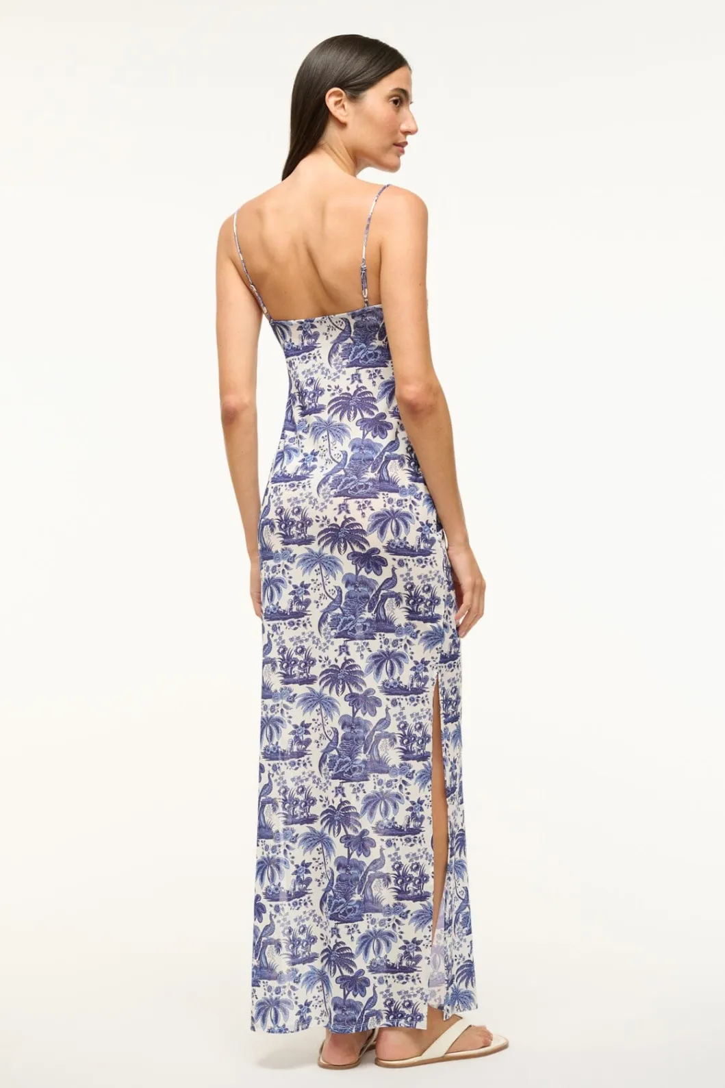 staud_hastings_maxi_dress_blue_toile_3.webp STAUD HASTINGS MAXI DRESS BLUE TOILE< Swim | Cover-ups