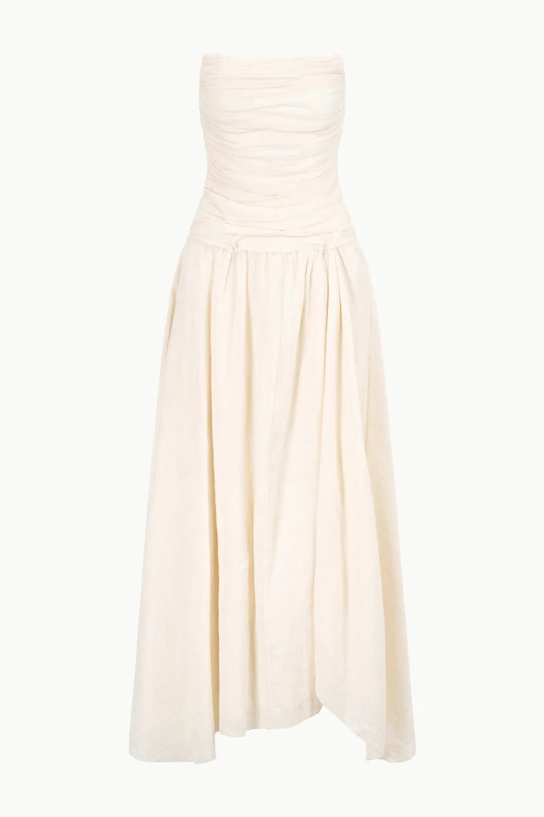 staud_hightide_dress_buttercream_5.webp STAUD HIGHTIDE DRESS< The Evening Edit