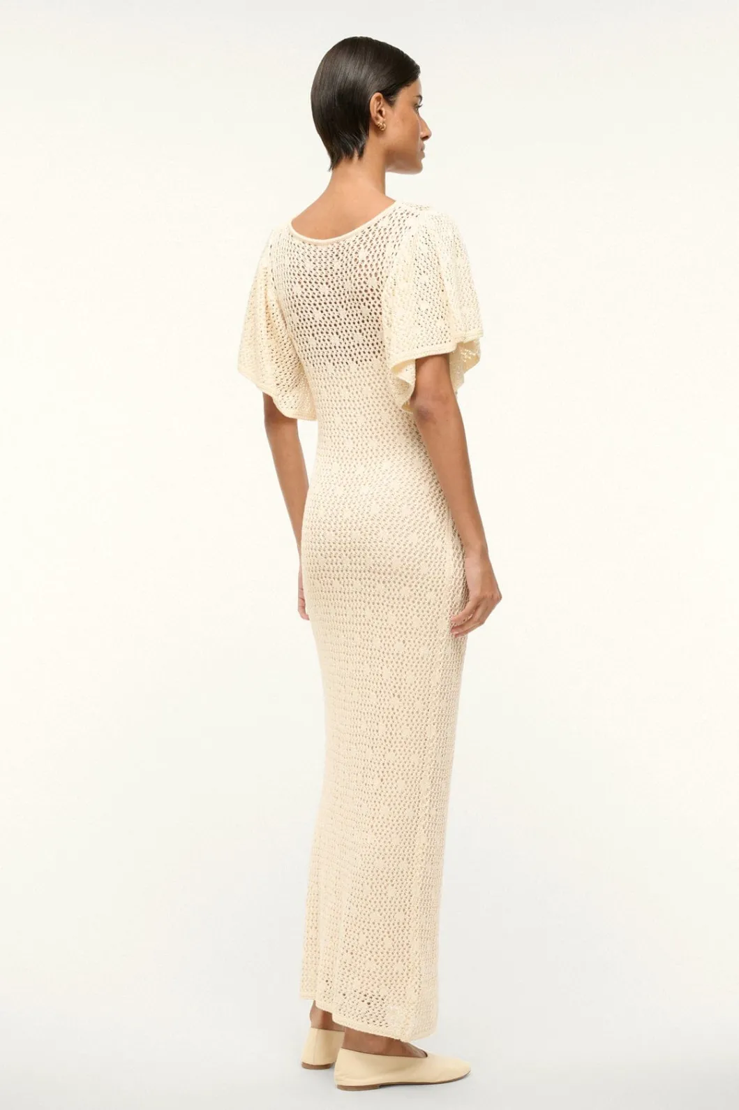 staud_isla_dress_ecru_2.webp STAUD ISLA DRESS< Maxi Dresses | Dresses