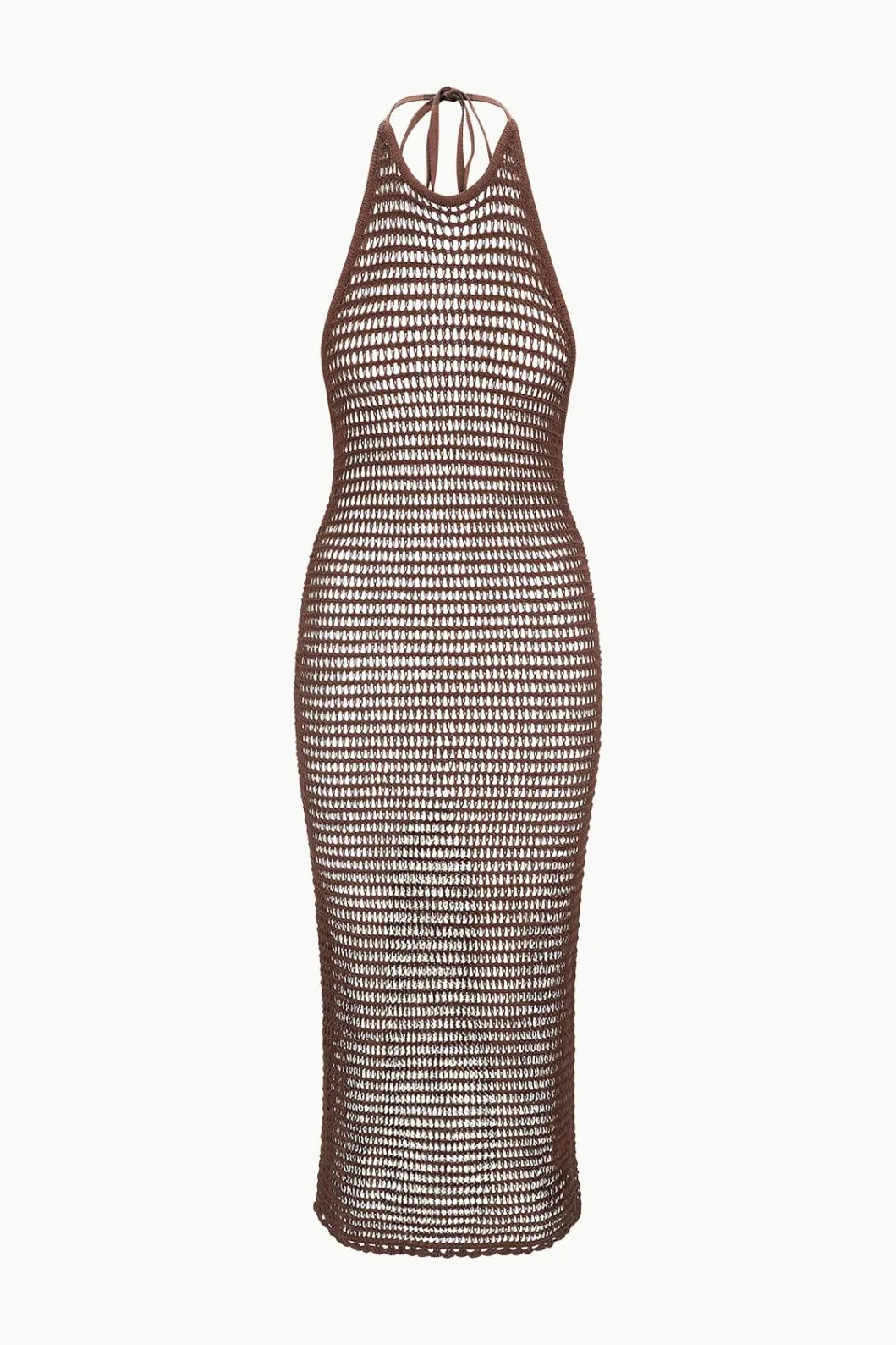 staud_jane_dress_dark_chocolate_4.webp STAUD JANE DRESS DARK CHOCOLATE< Swim | Cover-ups