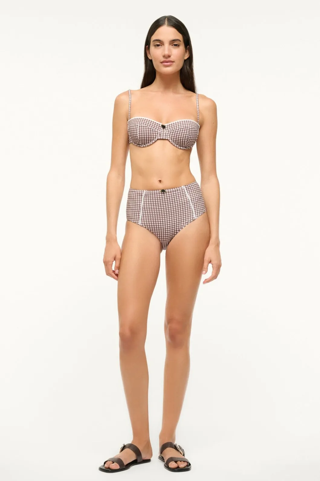 staud_jo_balconette_bikini_top_dark_chocolate_micro_check_2.webp STAUD JO BALCONETTE BIKINI TOP DARK CHOCOLATE MICRO CHECK< Swim | Bikinis
