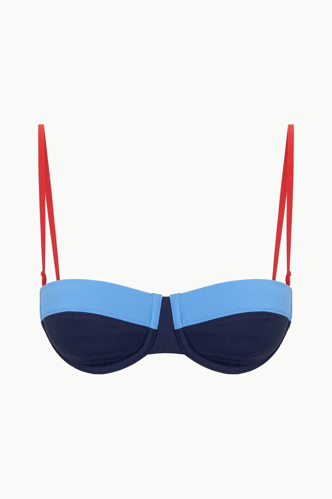 staud_jo_balconette_bikini_top_navy_colorblock_5.webp STAUD JO BALCONETTE BIKINI TOP NAVY COLORBLOCK< Swim | Bikinis
