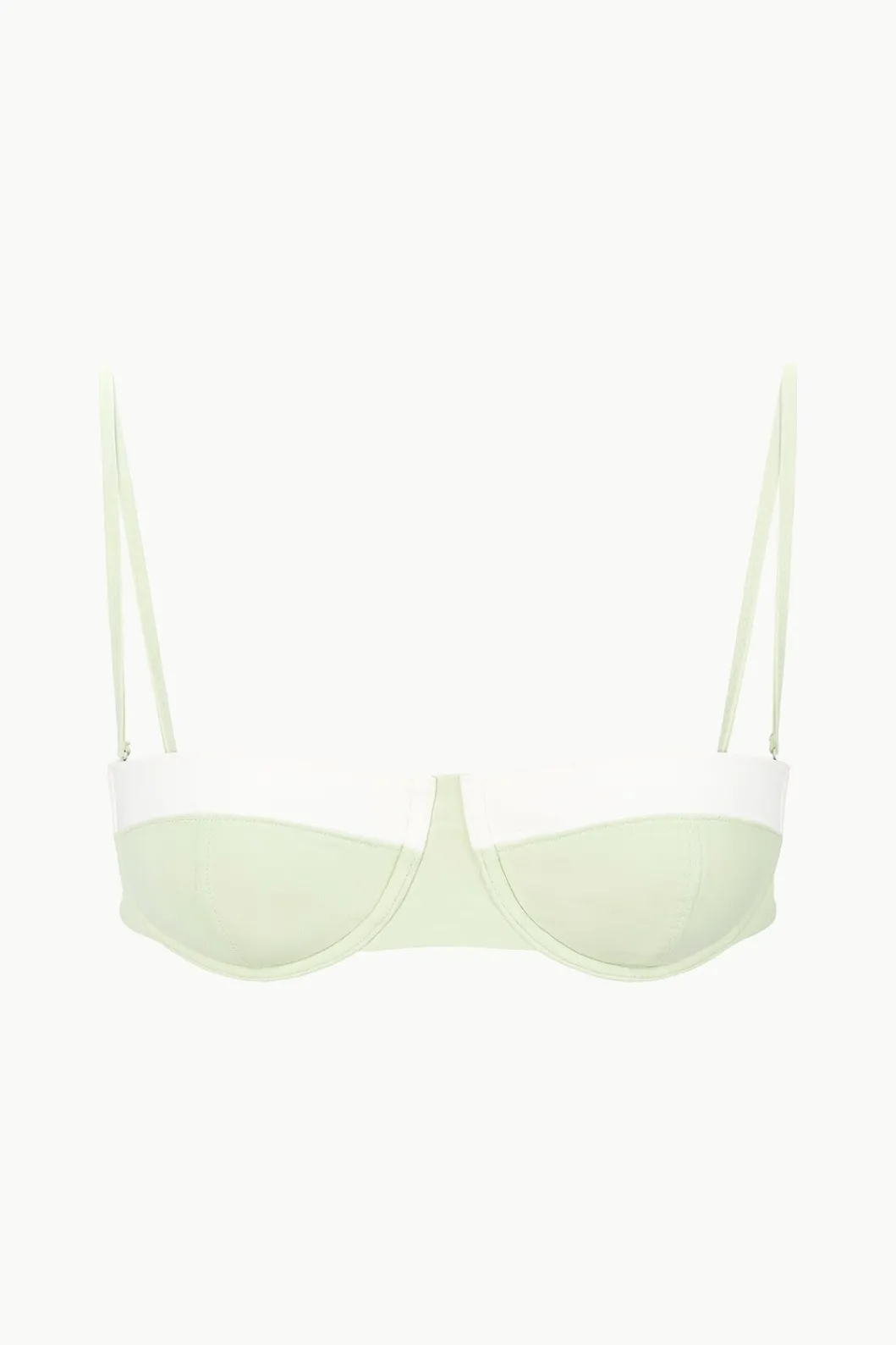 staud_jo_balconette_bikini_top_pale_jadewhite_5.webp STAUD JO BALCONETTE BIKINI TOP PALE JADE/WHITE< Swim | Bikinis