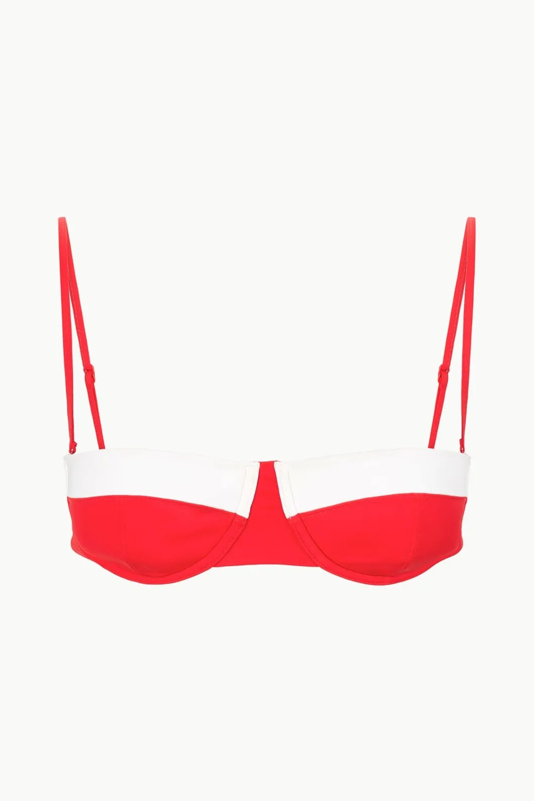 staud_jo_balconette_top_red_white_5.webp STAUD JO BALCONETTE TOP RED WHITE< Swim | Bikinis