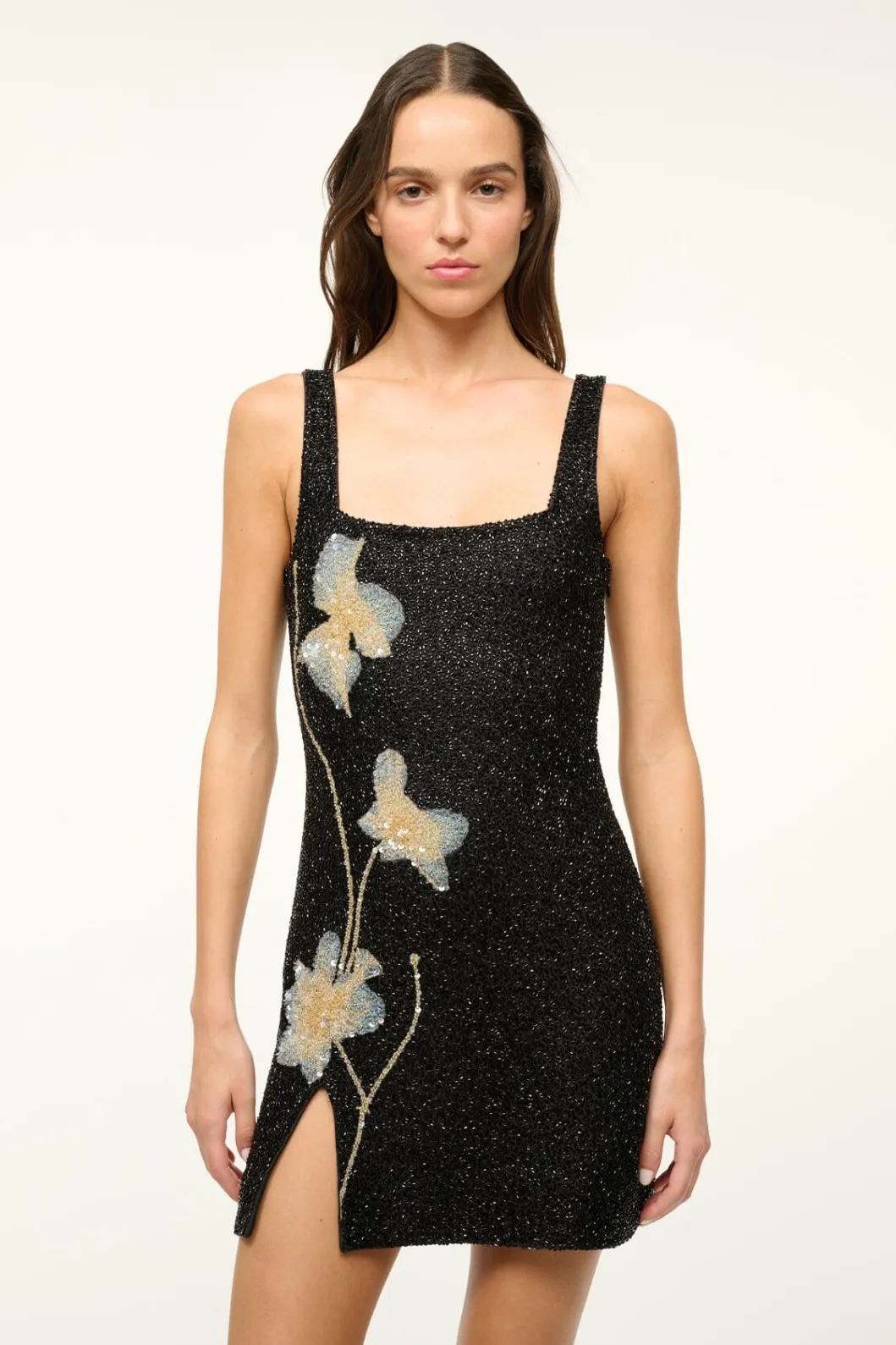 STAUD LE SABLE DRESS BOTANICAL SHADOWS< The Evening Edit | Mini Dresses