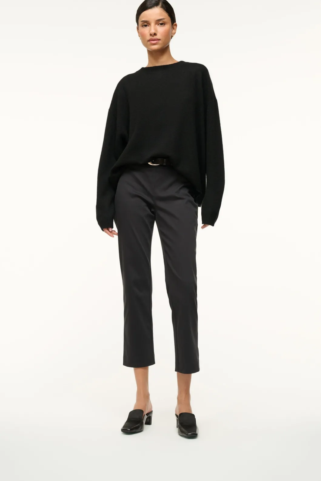 staud_lee_loafer_mule_black_3.webp STAUD LEE LOAFER MULE< Mules & Flats | Loafers